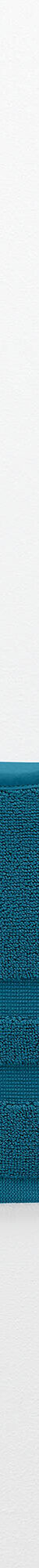 Tapis de bain éponge double liteau (bleu paon) Tapis de bain éponge double liteau (bleu paon)